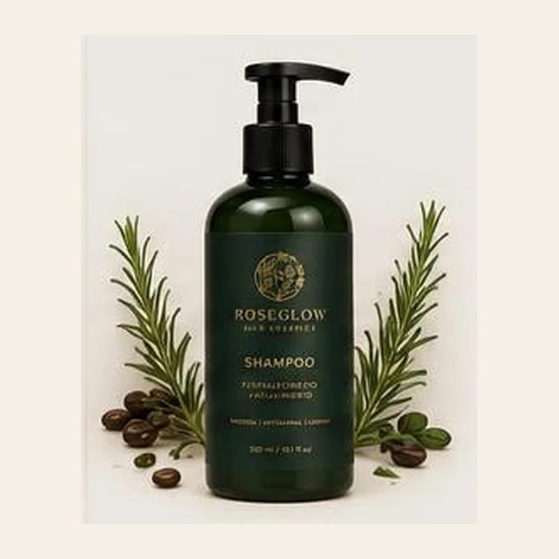 Shampoo Roseglow fortalecimiento y crecimiento