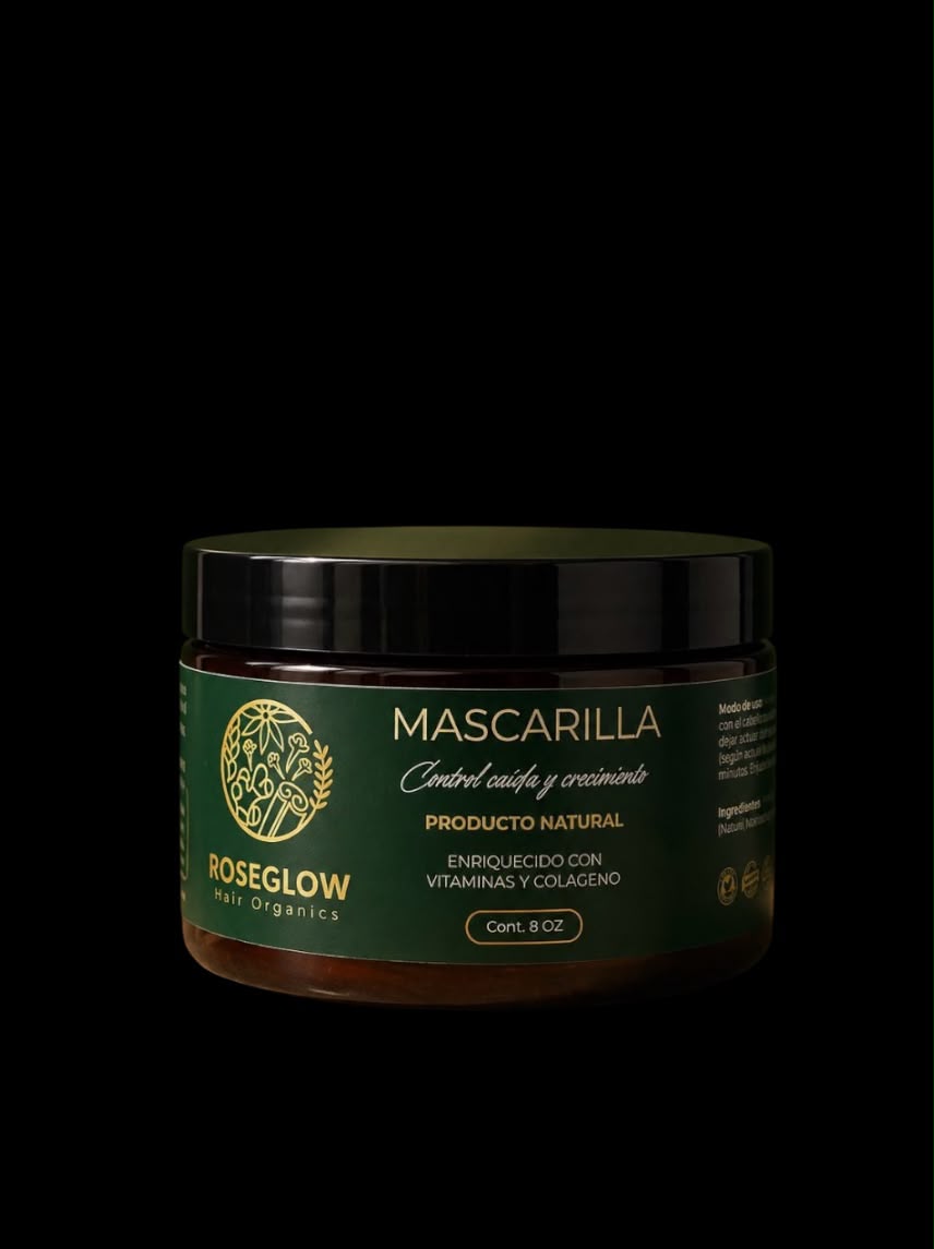 Mascarilla capilar de Roseglow, 8 oz
