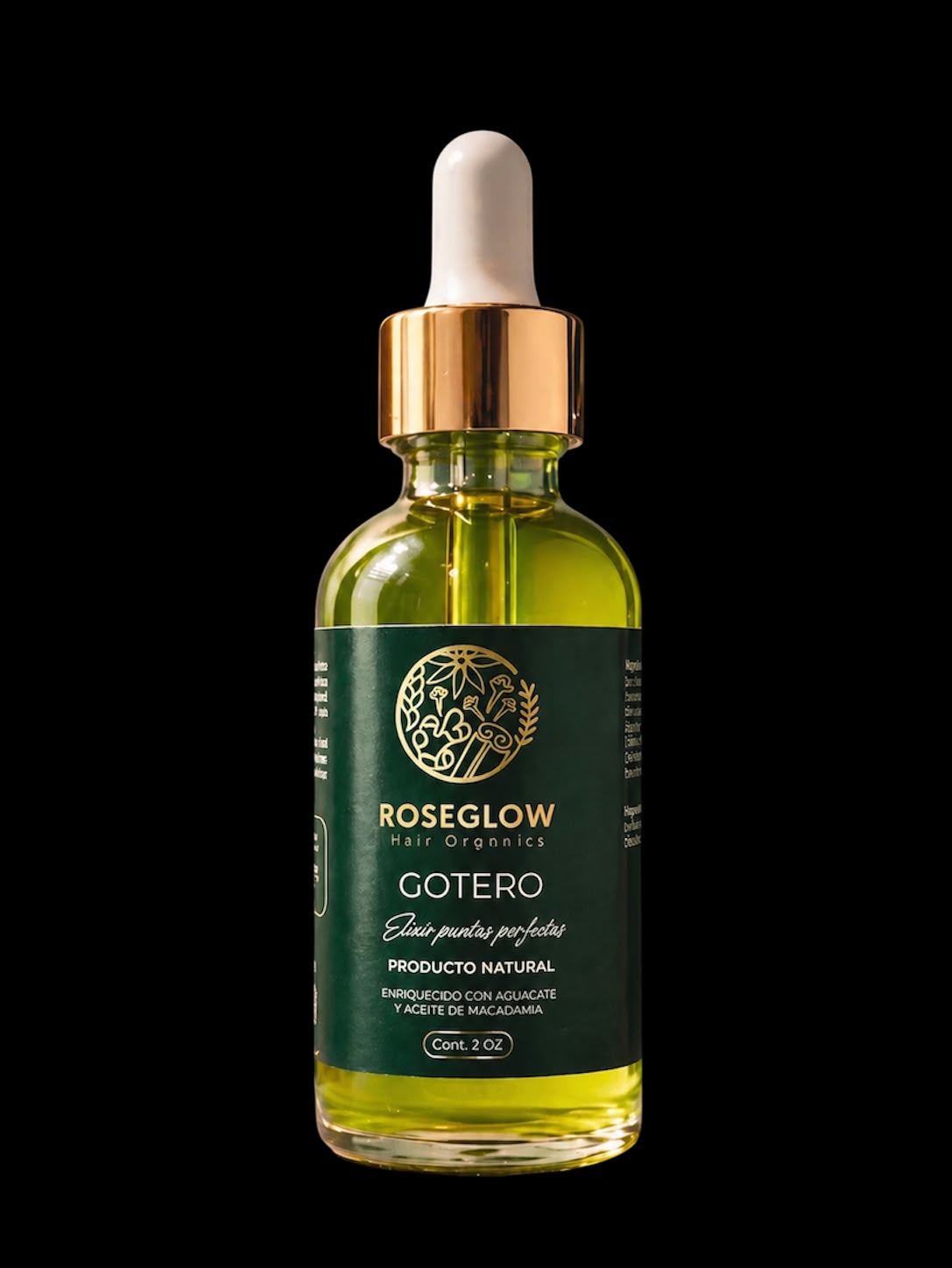 Gotero Elixir Puntas Perfectas de Roseglow, 2 oz